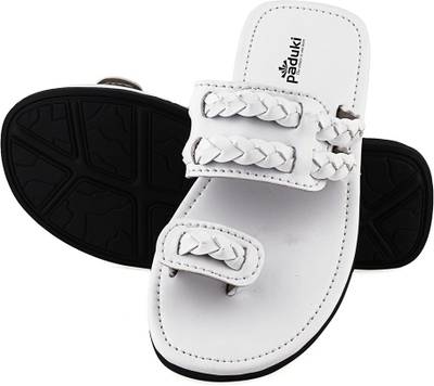 Paduki Men White Sandals