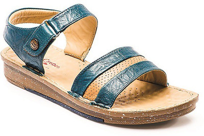 

Lee Cooper Women BLUE-BEIGE Flats