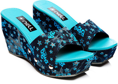 

Nell Women Blue Wedges