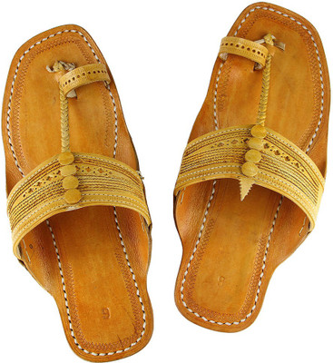 

eKolhapuri Men Yellow Sandals