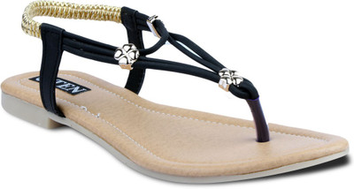 

TEN Women Black Flats
