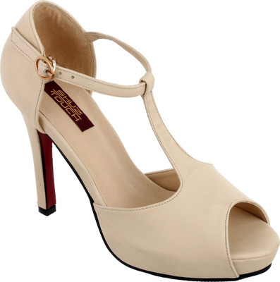 

Shuz Touch Women BEIGE Heels