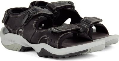 Woodland Men BLACK Sports Sandals