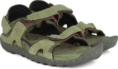 

Woodland Men Khaki Sports Sandals