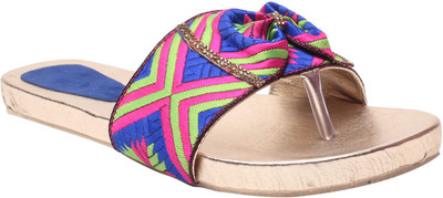 MSC Women Blue Flats
