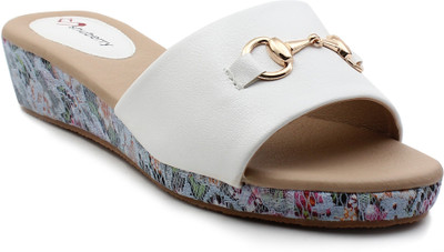 Shuberry Women White Wedges