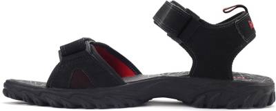 Reebok Men BLK/ RED RUSH Sports Sandals