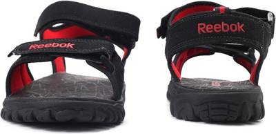 Reebok Men BLK/ RED RUSH Sports Sandals