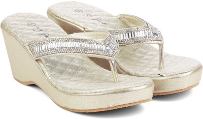 

MFT Couture Women Gold Wedges
