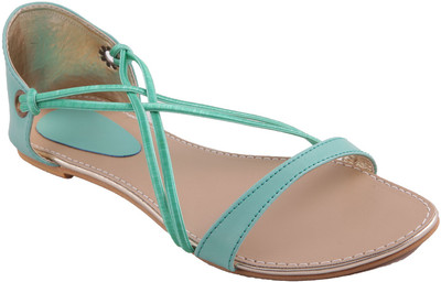 

Adorn Women Green Flats