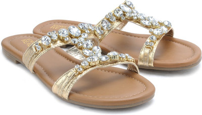 Kenneth Cole Women Gold Flats