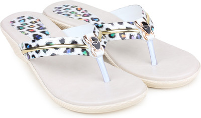 

Shezone Women White Wedges