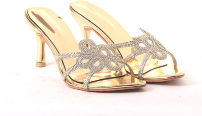 

Adorn Women Golden Heels