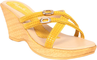 

Adorn Women Yellow Wedges