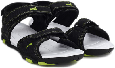 

Puma Men Puma Black-Bright Green Sports Sandals