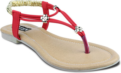 

TEN Women Red Flats