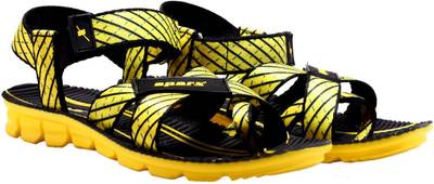 Sparx Men Olive Yellow Sandals