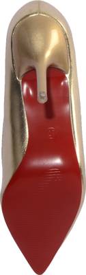 OLMIITE Women Gold Heels