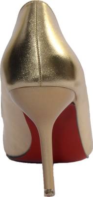 OLMIITE Women Gold Heels