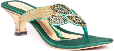 

Sindhi Footwear Women Green Heels