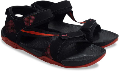 

Puma Men black-high risk red Sports Sandals