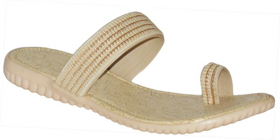 

With The Fashion Women CREAM Flats