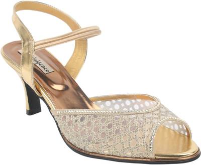 Indulgence Women Gold Heels