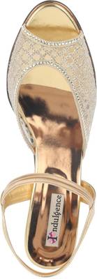 Indulgence Women Gold Heels