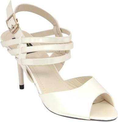 Shumiya Women Cream Heels