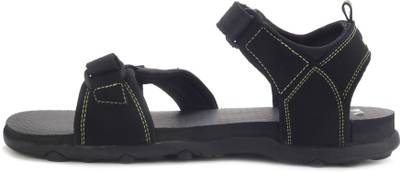 Puma Men black-black-sharp green Sports Sandals