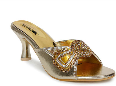 

Vendoz Women Golden Heels
