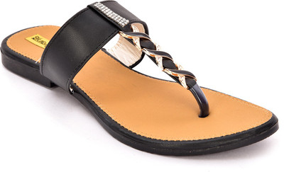

Indirang Women Black Flats