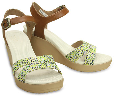 

Crocs Women Brown Wedges
