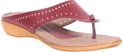 

Adorn Women Maroon Flats