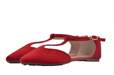 

Shuberry Women Red Flats