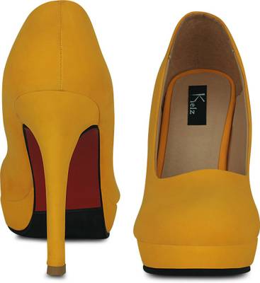 Kielz Women Yellow Heels