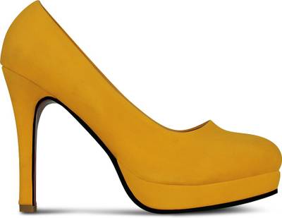 Kielz Women Yellow Heels
