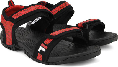 

Fila Men BLK/RD Sports Sandals