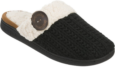 

Dearfoams Women Black Clogs