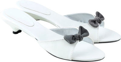 

Go India Store Women WHITE Heels