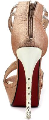 Shuberry Women Champagne Heels