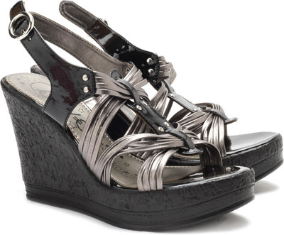 

Catwalk Women Gun Metal Wedges