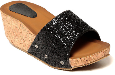 

Adorn Women Black Wedges