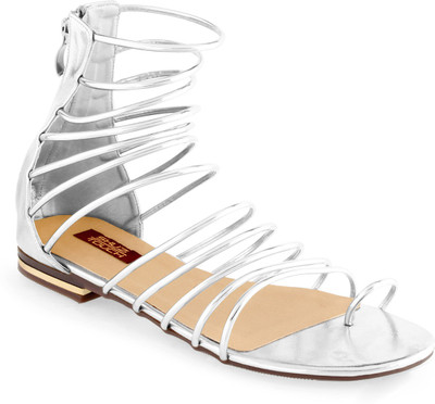 

Shuz Touch Women SILVER Flats