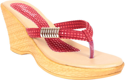 

Adorn Women Red Wedges