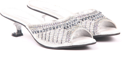 

Adorn Women Silver Heels