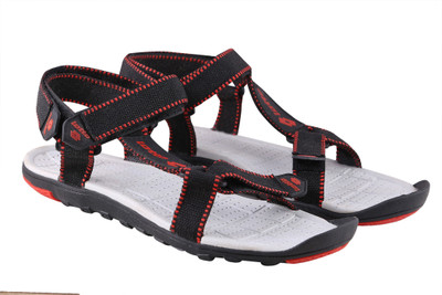 

Lotto Men Black/Red Sports Sandals