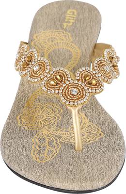 Glitz Women Gold Heels