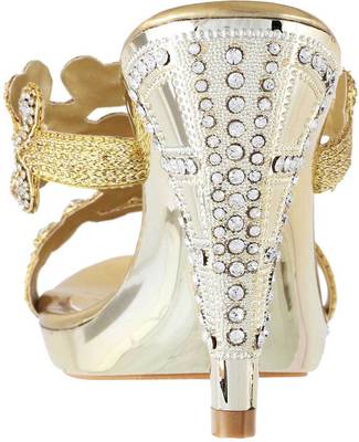 Metro Women 15,Gold Heels