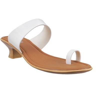 Mochi Women 16,White Heels
